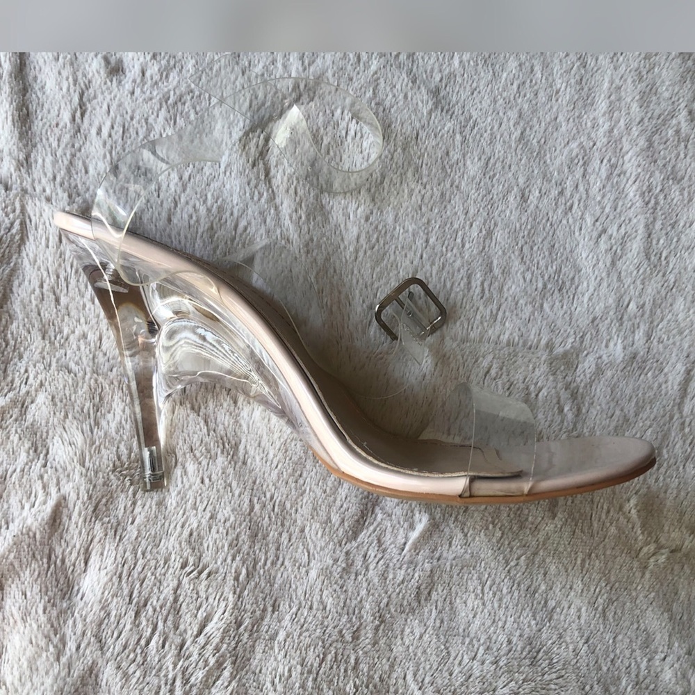 Perspex clear heels